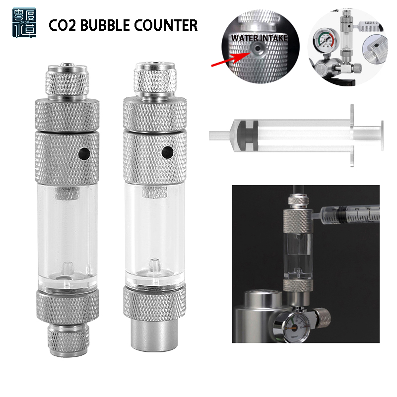 Marine Aquarium Hydrometer - Aquarium CO2 Bubble Meter Water Injection