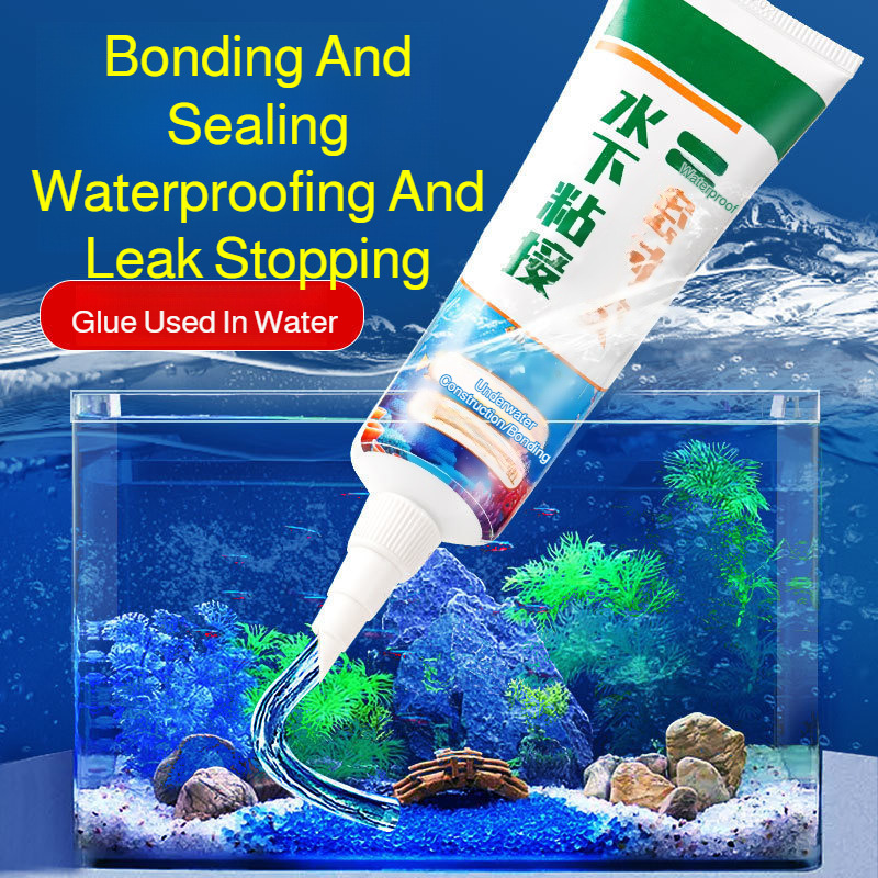 Marine Aquarium Glue - Crackproof environmentally friendly adhesive Underwater Adhesive