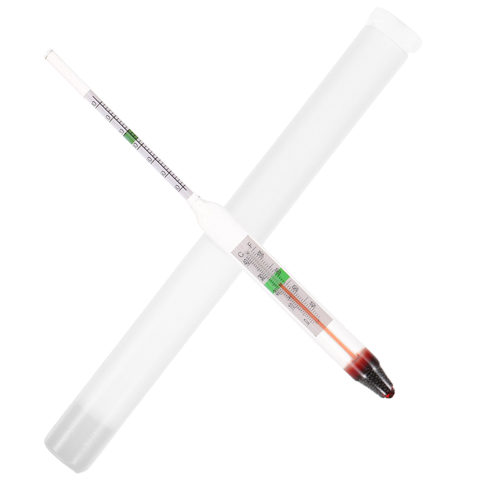 Marine Aquarium Hydrometer - 1Set Salinity Hydrometer Glass Salimeter Sturdy