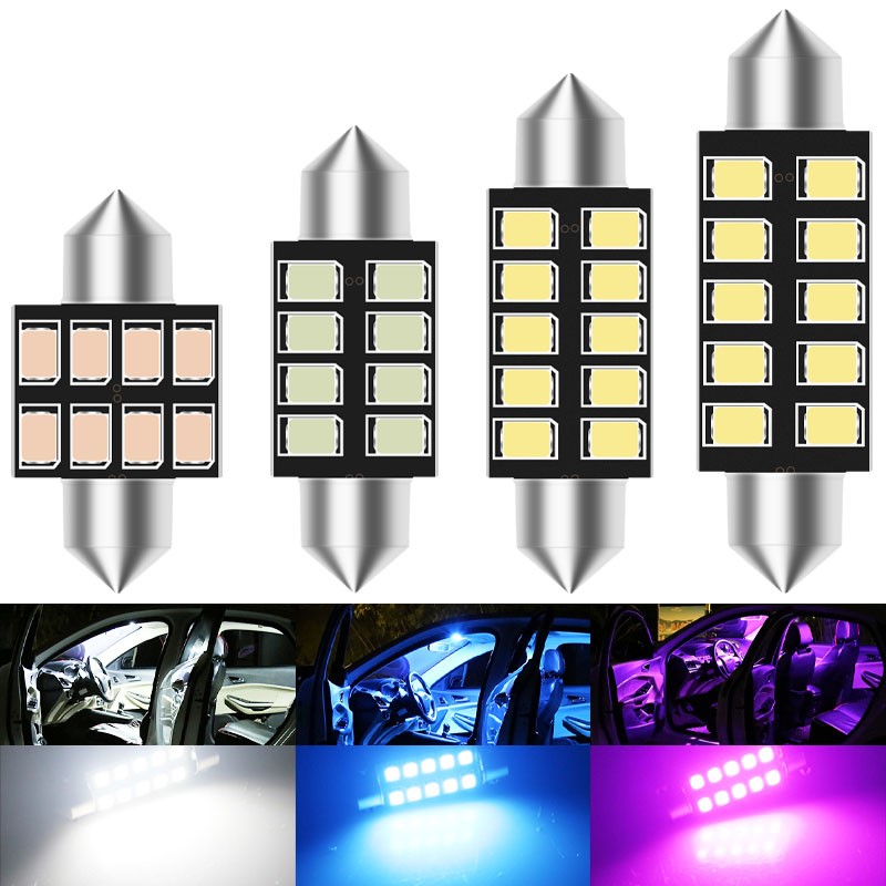 Actinic Blue Led - 2pcs led C5W light festoon 31mm