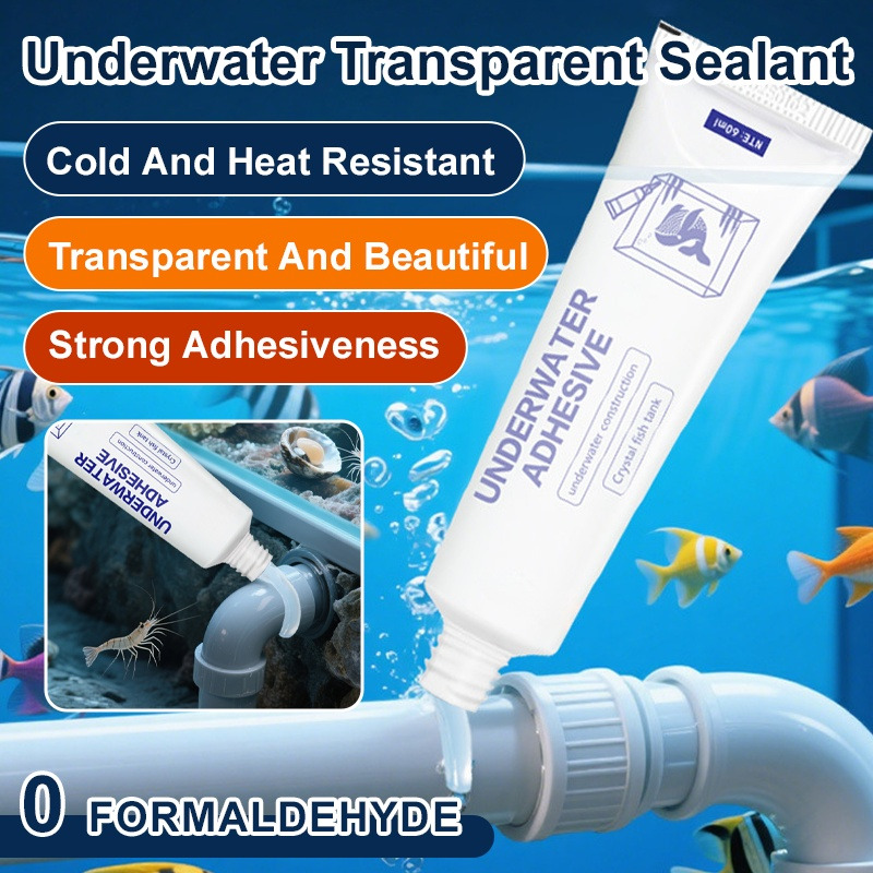 Marine Aquarium Glue - Water Pipe Sealant Adhesive Waterproof Plugging