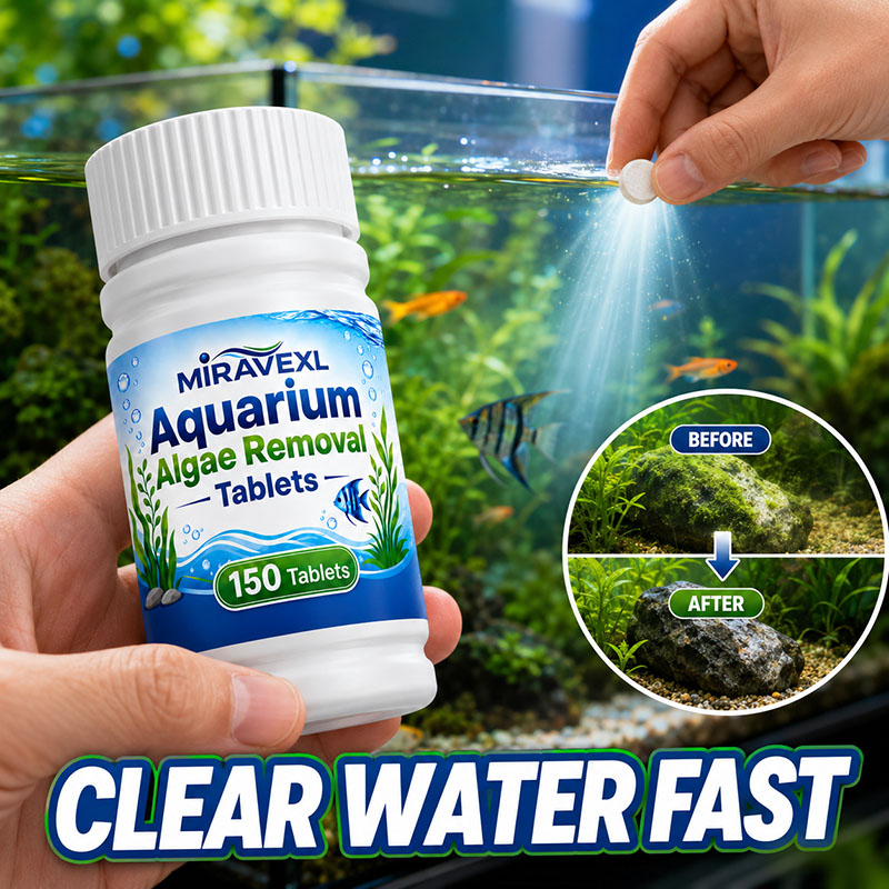 Marine Aquarium Live - MIRAVEXL 150 Aquarium Algae Removal Tablets,