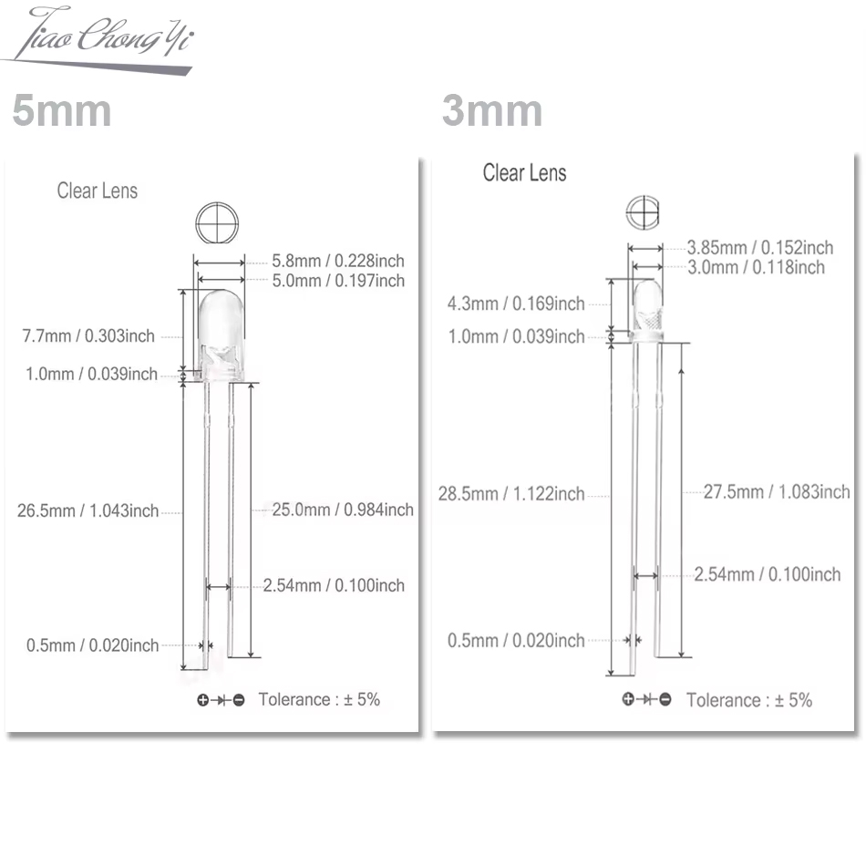 5mm 2pin Cyan  Ice Blue 480nm  - Actinic Blue Led review and price