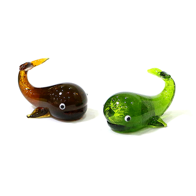 Murano Glass Whale Miniature F - Marine Aquarium Live review and price