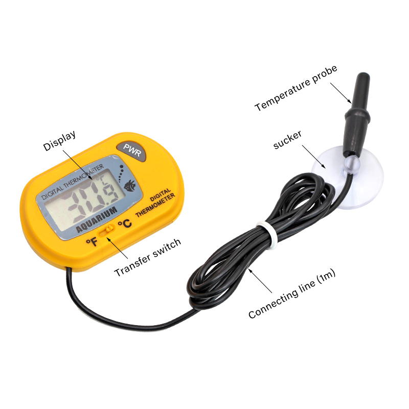 Fish Tank Thermometer LCD Digi - Marine Aquarium Hydrometer review and price