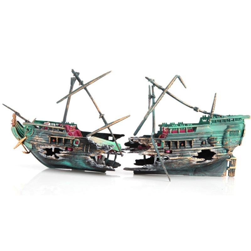Large Aquarium Decoration Boat - Aquarium Marineland review and price