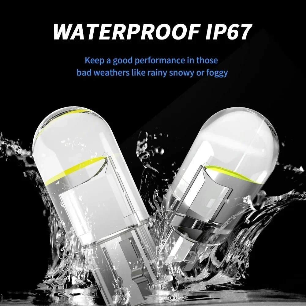 Wholesale T10 W5W W3W Led COB  - Actinic Blue Led review and price