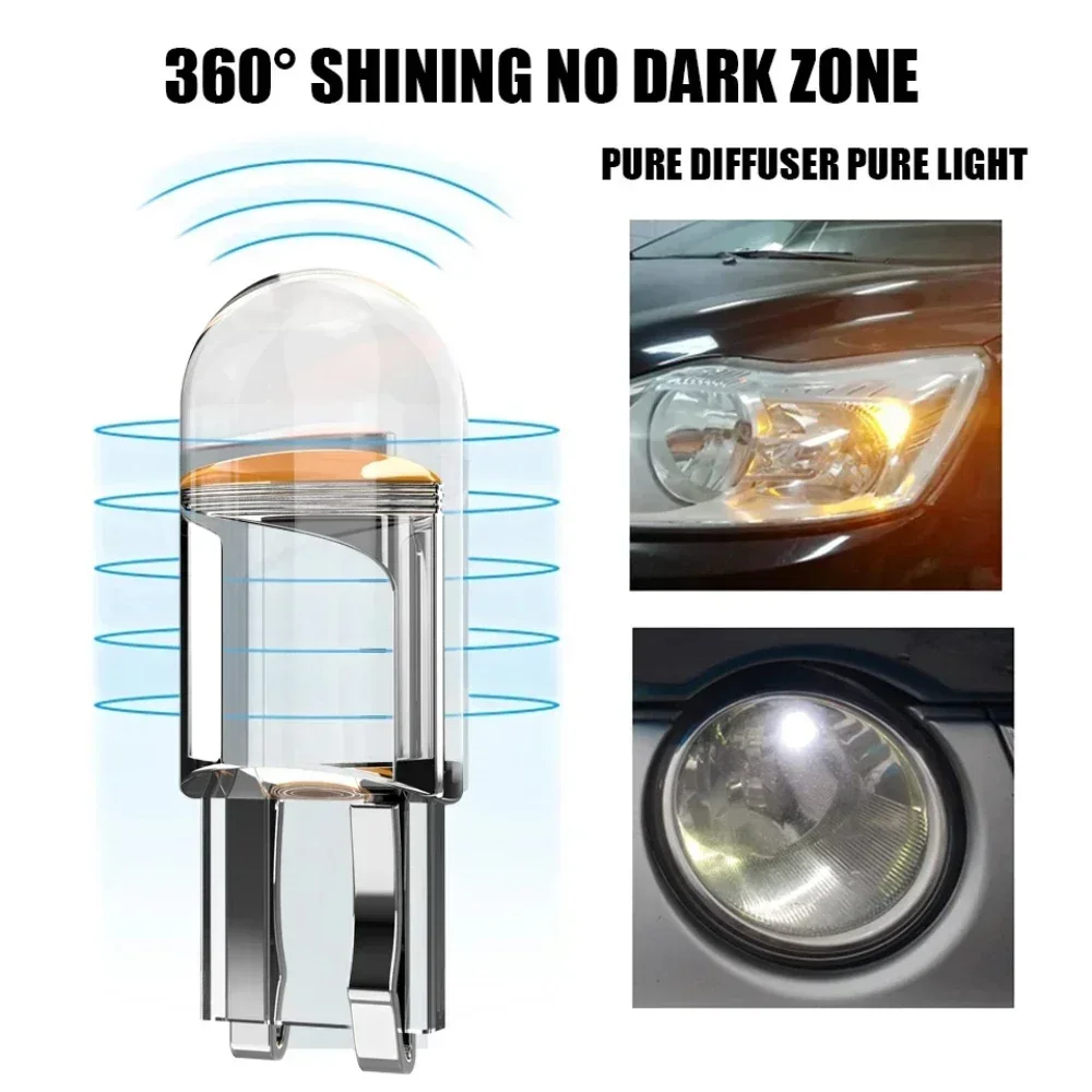 Wholesale T10 W5W W3W Led COB  - Actinic Blue Led review and price