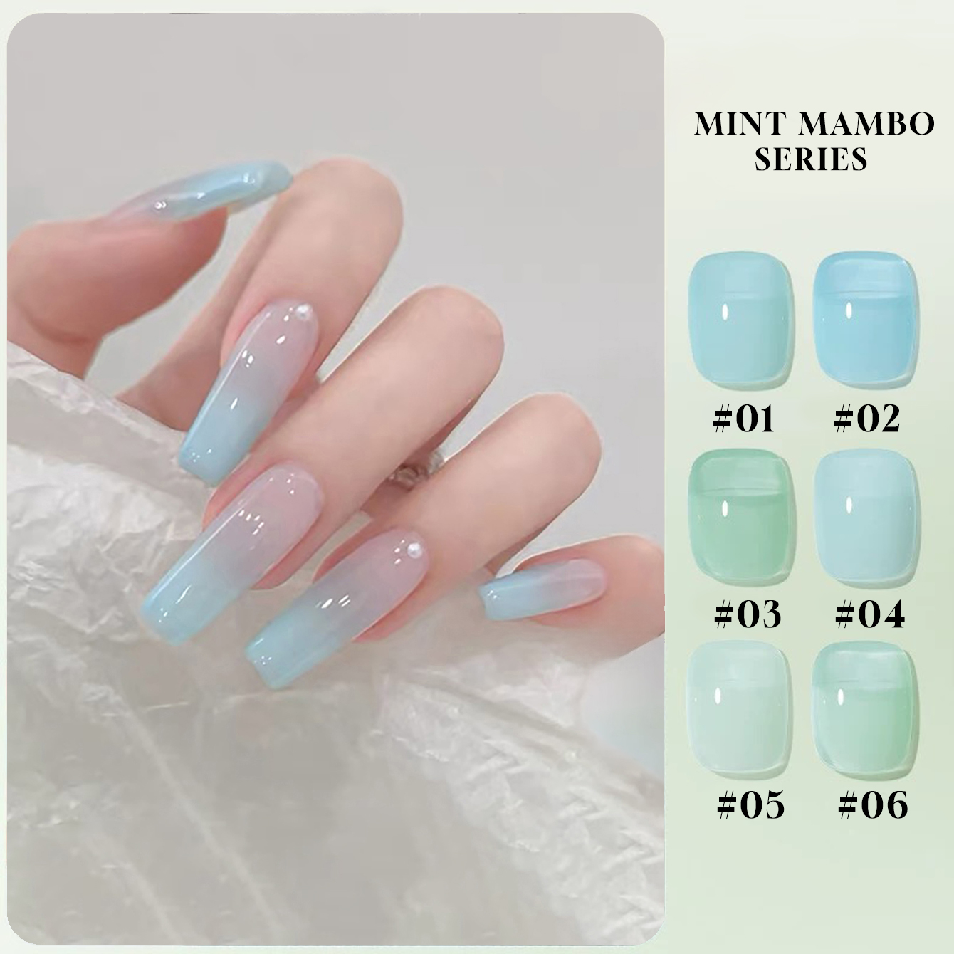 MN 1pcs 12ML Mint Mambo Gel Na - Actinic Blue Led review and price
