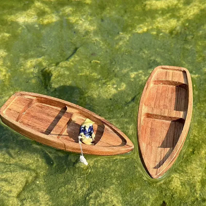 Handmade Wooden Boat Mini Floa - Aquarium Marineland review and price