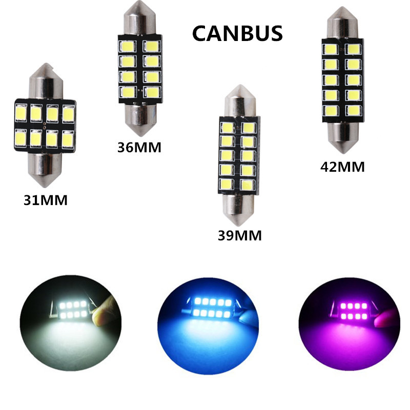 2pcs led C5W light festoon 31m - Actinic Blue Led review and price