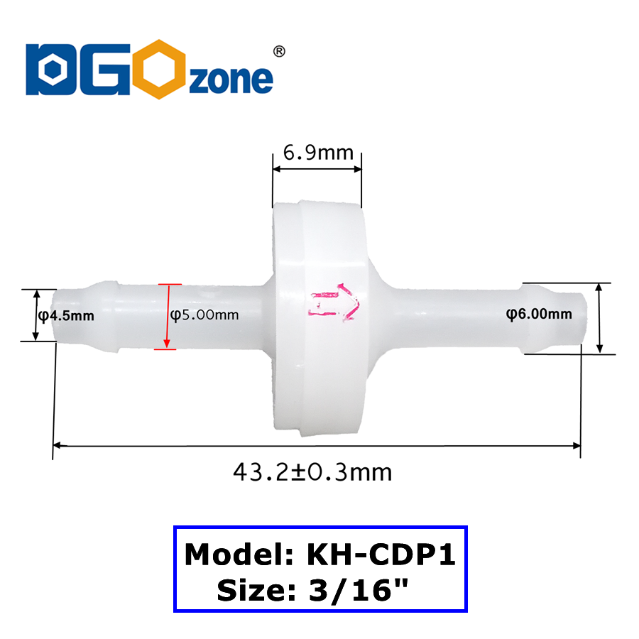 PVDF Check Valve Diaphragm Pla - Marine Aquarium Ozone Generator review and price