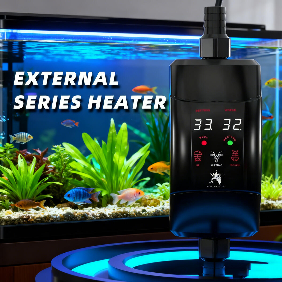 External Aquarium Heating Rod  - Marine Aquarium Heater review and price