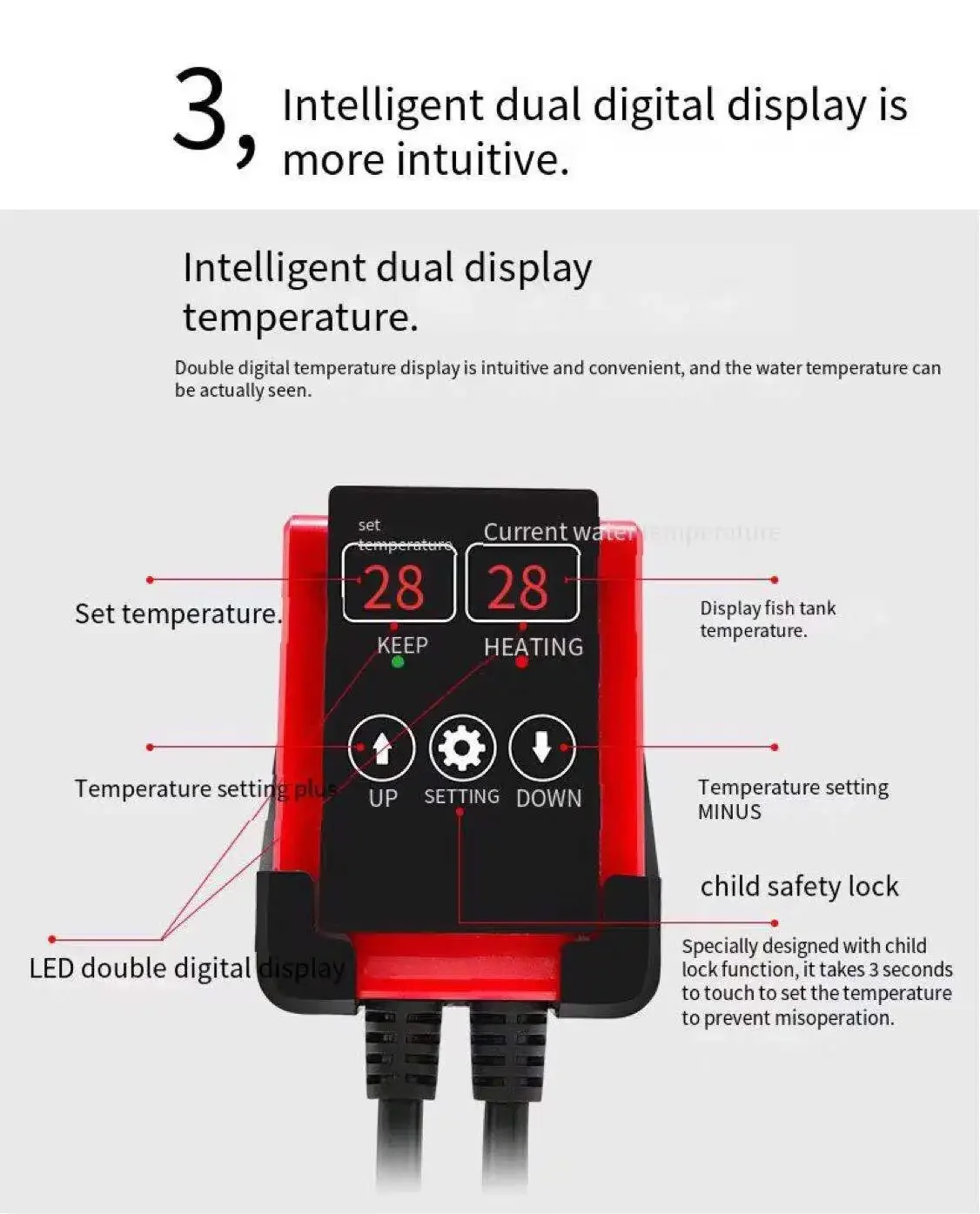 1000W Aquarium Submersible Hea - Marine Aquarium Heater review and price