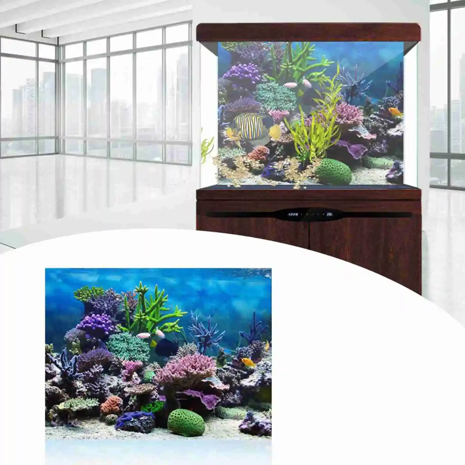 3D Aquarium Landscape Poster R - Marine Aquarium Glue review and price