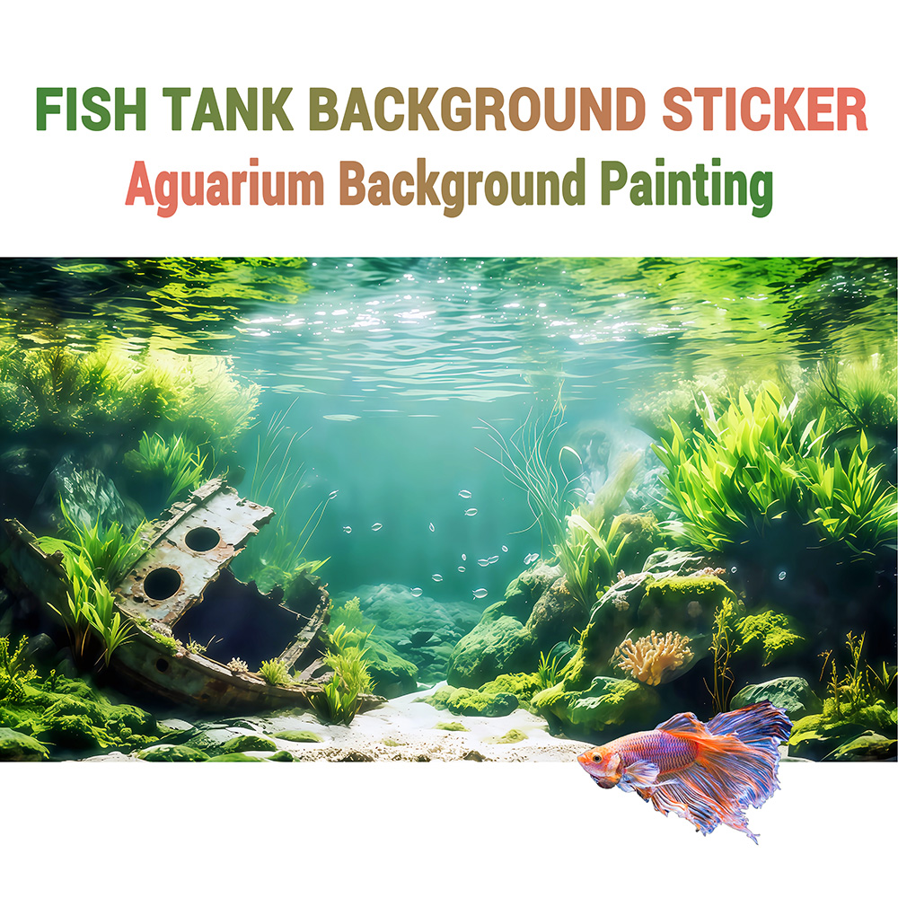 Aquarium Background Sticker,   - Marine Aquarium Glue review and price