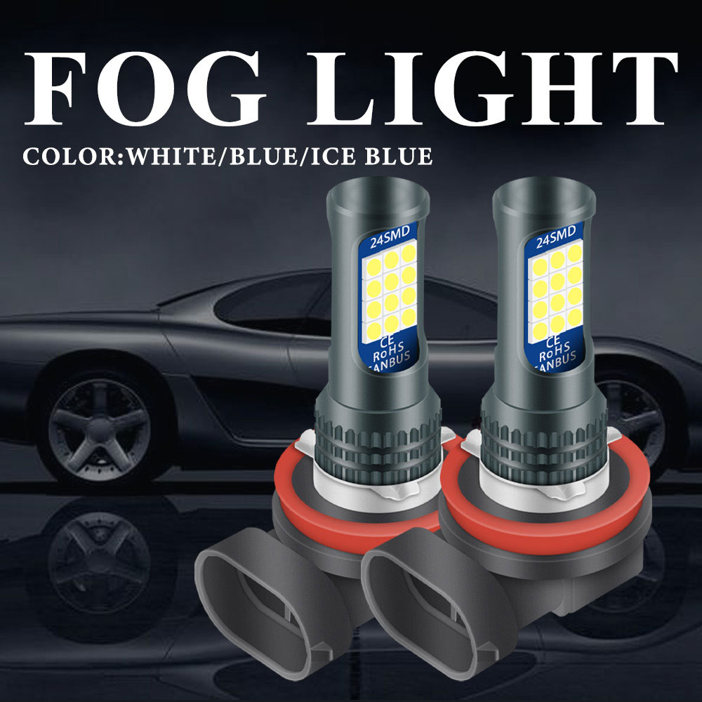 2x Car Fog Lamp H8 H11 H9 LED  - Actinic Blue Led review and price