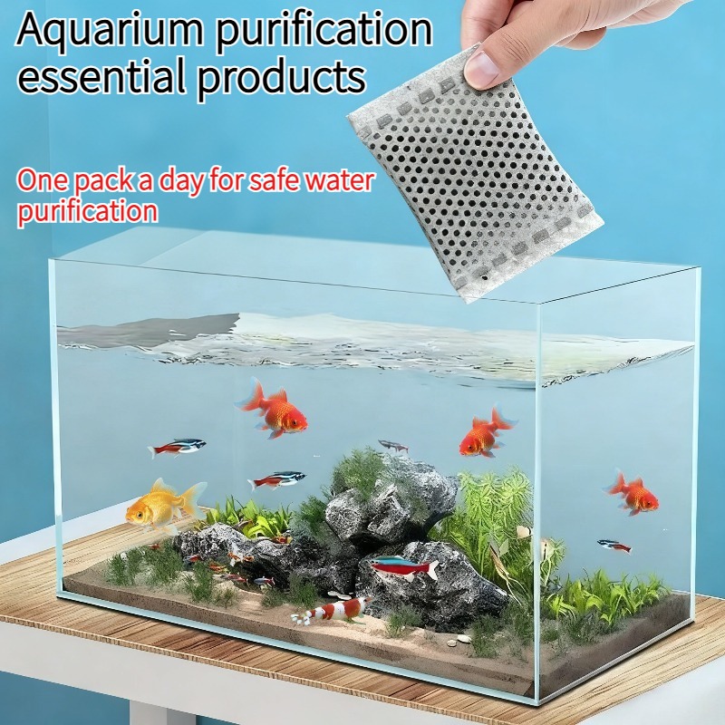 20/40/100PCS Fish Tank Filter  - Marine Aquarium Filter Media review and price