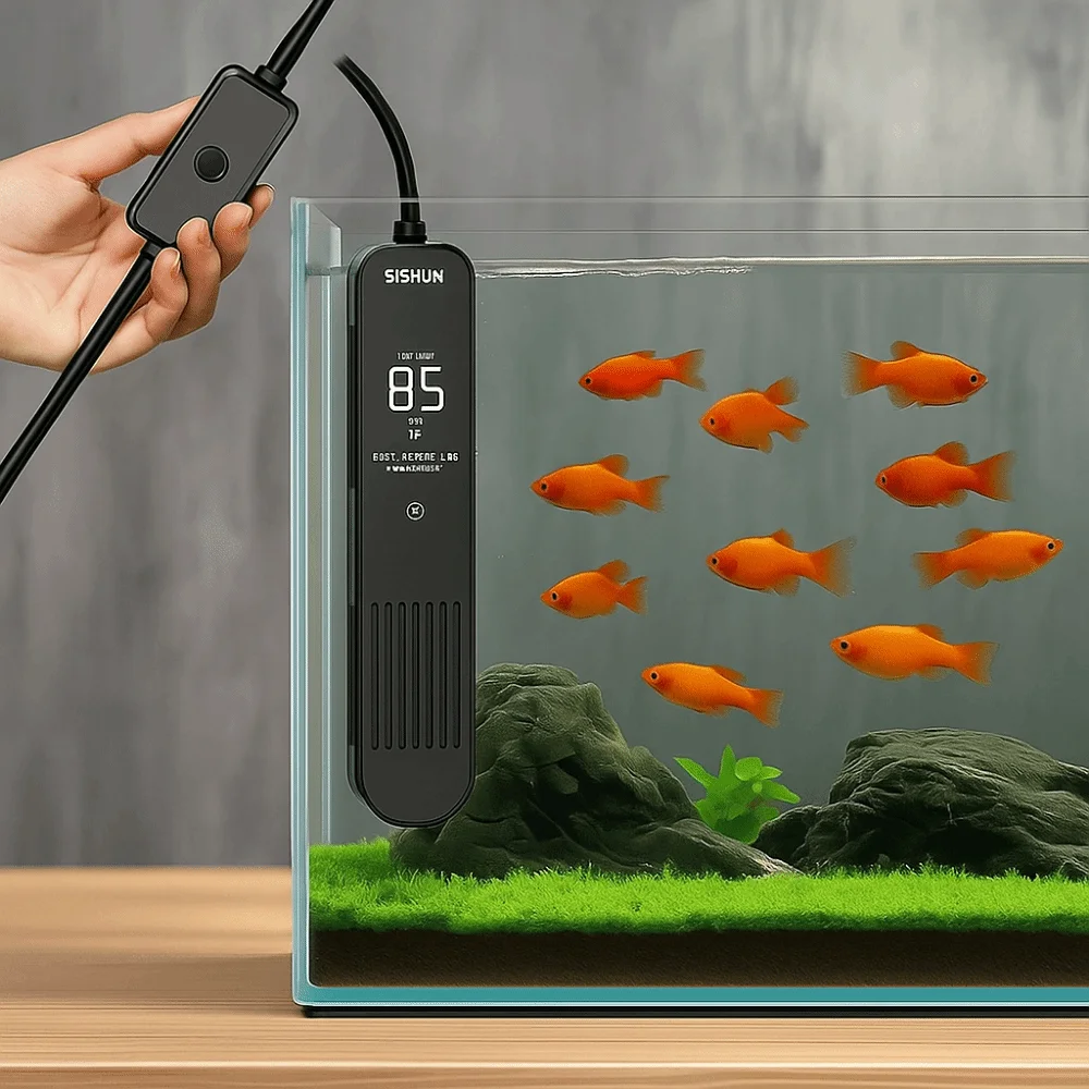 LCD Display 20-35°C Digital Fi - Marine Aquarium Heater review and price