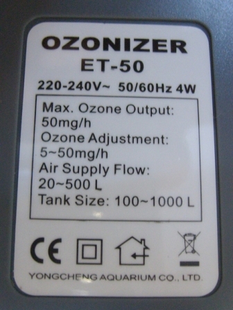Weipro ET50 ET100 ET200 Ozone  - Marine Aquarium Ozone Generator review and price