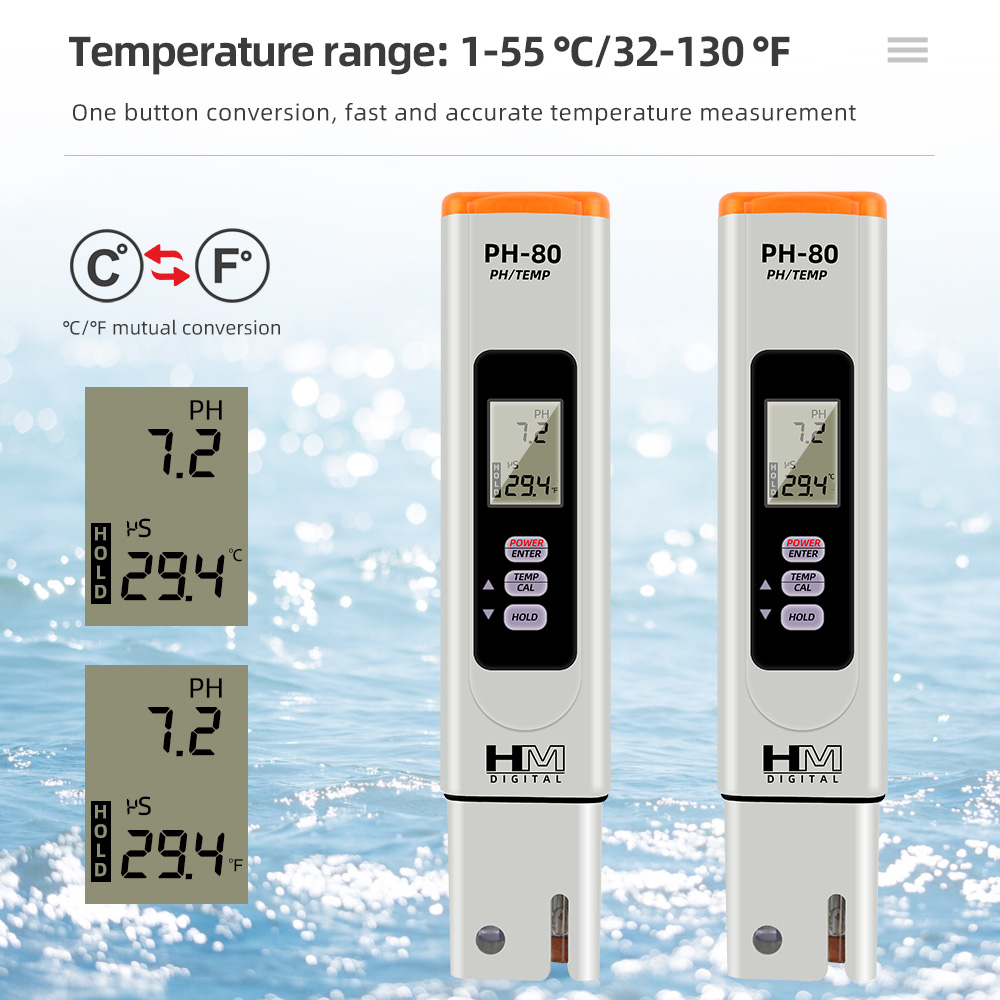 Digital PH Meter HM PH-80 PH T - Marine Aquarium Hydrometer review and price